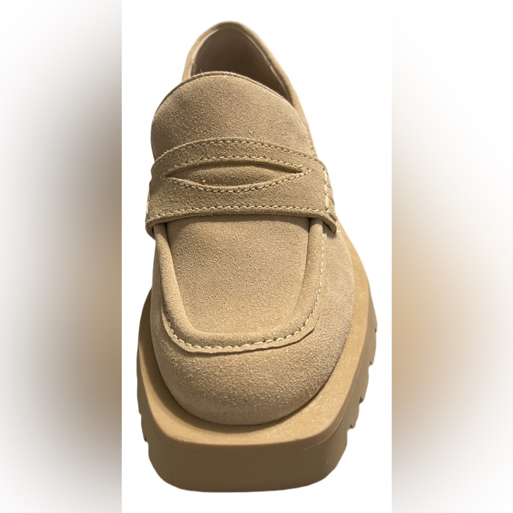 Dolce Vita Elias Suede Dune Women’s Loafers Size 6.5 - Picture 2 of 7